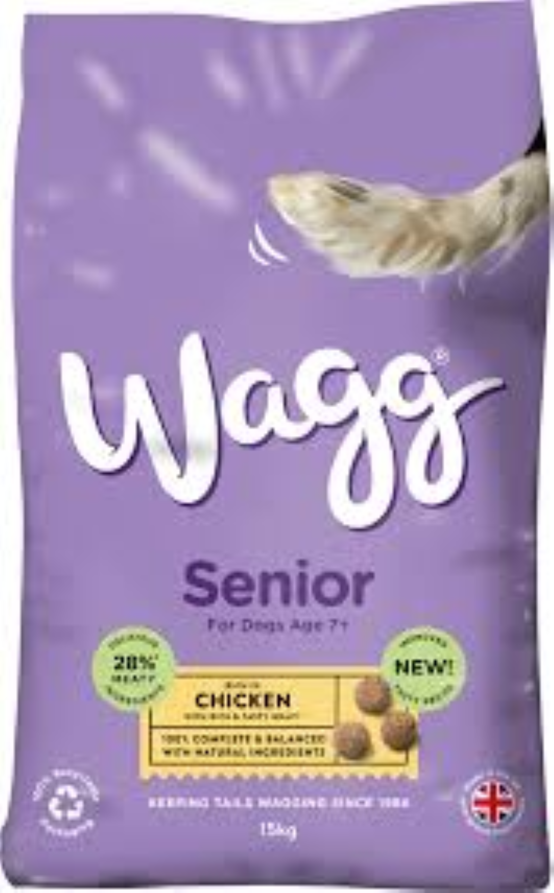 WAGGY SENIOR DOG BISCUITS 700G